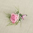 PURPLE ROSE BUTTONHOLE